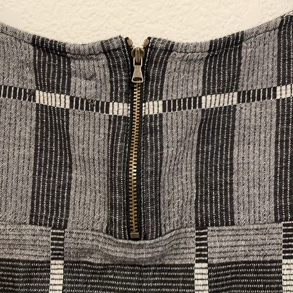 Lou & Grey Women’s Dress Medium Black & Grey 100% Cotton Contemporary - Picture 7 of 13